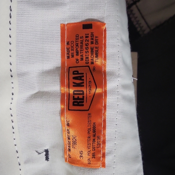 Redcap Work Pants. Grey color size 36"x30L. - Picture 4 of 5